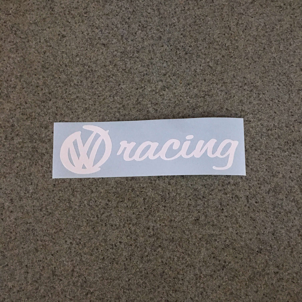 VW Racing Sticker
