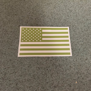 Fast Lane Graphix: American Flag Sticker,Matte Olive, stickers, decals, vinyl, custom, car, love, automotive, cheap, cool, Graphics, decal, nice