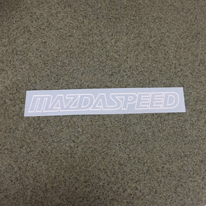 Fast Lane Graphix: Mazda Speed Sticker,White, stickers, decals, vinyl, custom, car, love, automotive, cheap, cool, Graphics, decal, nice
