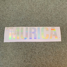 Fast Lane Graphix: 'Murica Sticker,Holographic Silver Chrome, stickers, decals, vinyl, custom, car, love, automotive, cheap, cool, Graphics, decal, nice
