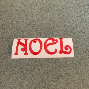 Fast Lane Graphix: Noel Sticker,Red, stickers, decals, vinyl, custom, car, love, automotive, cheap, cool, Graphics, decal, nice