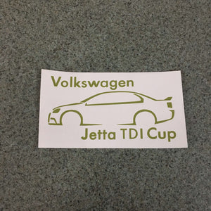 Fast Lane Graphix: Volkswagen Jetta TDI Sticker,Matte Olive, stickers, decals, vinyl, custom, car, love, automotive, cheap, cool, Graphics, decal, nice