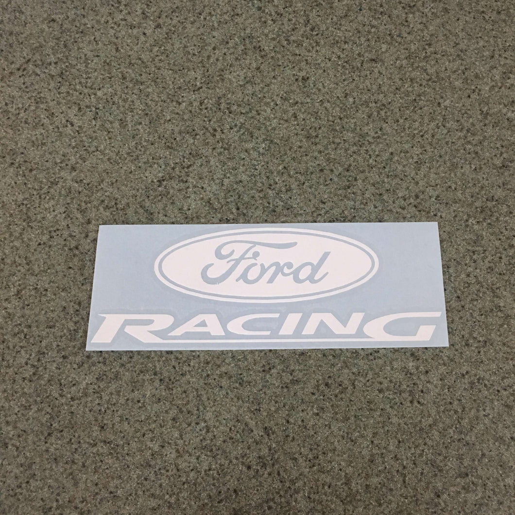 Fast Lane Graphix: Ford Racing Sticker,White, stickers, decals, vinyl, custom, car, love, automotive, cheap, cool, Graphics, decal, nice
