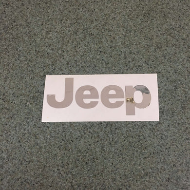 Fast Lane Graphix: Jeep Sticker,Silver Chrome, stickers, decals, vinyl, custom, car, love, automotive, cheap, cool, Graphics, decal, nice