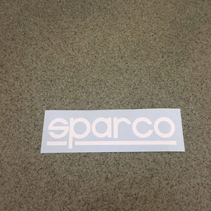 Fast Lane Graphix: Sparco Sticker,White, stickers, decals, vinyl, custom, car, love, automotive, cheap, cool, Graphics, decal, nice