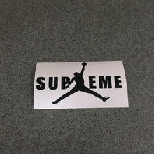 Fast Lane Graphix: Supreme Air Jordan Sticker,Matte Black, stickers, decals, vinyl, custom, car, love, automotive, cheap, cool, Graphics, decal, nice