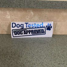 Fast Lane Graphix: Dog Tested Dog Approved Sticker,Blue Chrome, stickers, decals, vinyl, custom, car, love, automotive, cheap, cool, Graphics, decal, nice