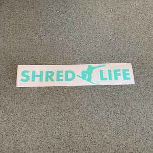 Fast Lane Graphix: Shred Life Sticker,Mint, stickers, decals, vinyl, custom, car, love, automotive, cheap, cool, Graphics, decal, nice