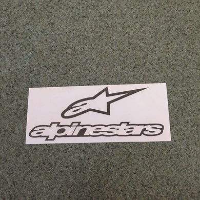 Fast Lane Graphix: Alpinestars Logo V2 Sticker,Silver, stickers, decals, vinyl, custom, car, love, automotive, cheap, cool, Graphics, decal, nice