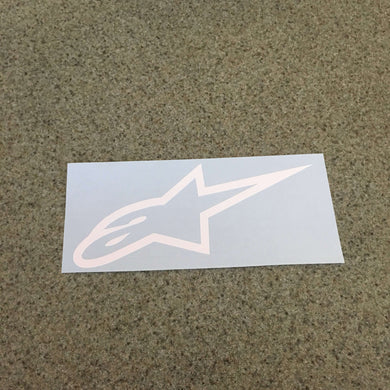 Fast Lane Graphix: Alpinestars A V1 Sticker,White, stickers, decals, vinyl, custom, car, love, automotive, cheap, cool, Graphics, decal, nice