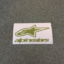 Fast Lane Graphix: Alpinestars Logo V1 Sticker,Matte Olive, stickers, decals, vinyl, custom, car, love, automotive, cheap, cool, Graphics, decal, nice