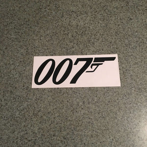Fast Lane Graphix: James Bond 007 Sticker,Matte Black, stickers, decals, vinyl, custom, car, love, automotive, cheap, cool, Graphics, decal, nice
