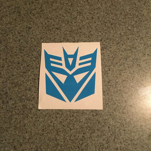 Fast Lane Graphix: Transformers Decepticon Sticker,Light Blue, stickers, decals, vinyl, custom, car, love, automotive, cheap, cool, Graphics, decal, nice