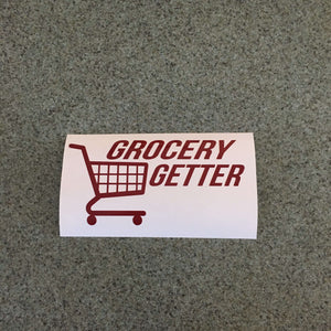 Fast Lane Graphix: Grocery Getter Sticker,Burgundy, stickers, decals, vinyl, custom, car, love, automotive, cheap, cool, Graphics, decal, nice