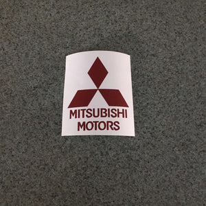 Fast Lane Graphix: Mitsubishi Motors Sticker,Burgundy, stickers, decals, vinyl, custom, car, love, automotive, cheap, cool, Graphics, decal, nice