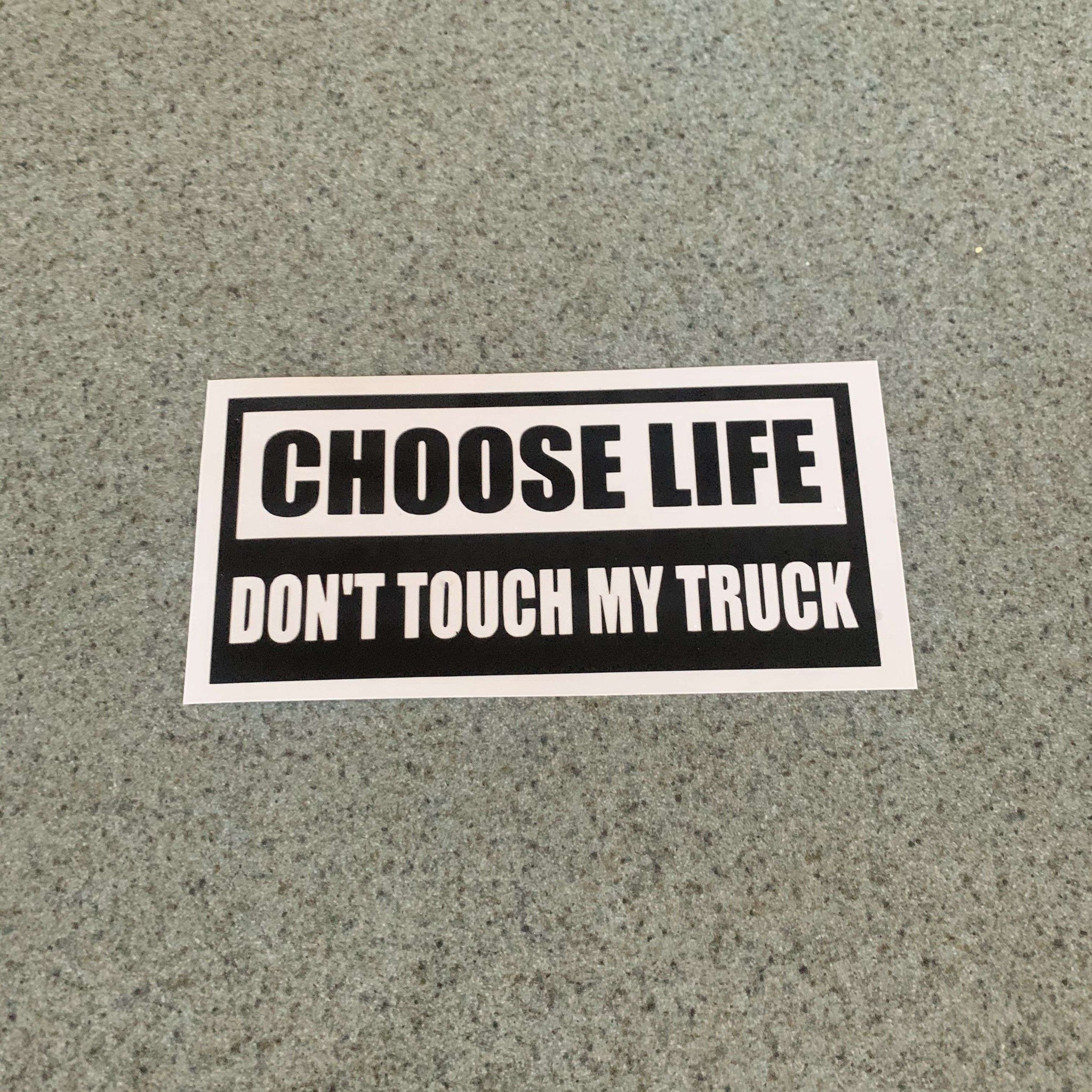 Because Truck Stuff Sticker — Needs More Sticker
