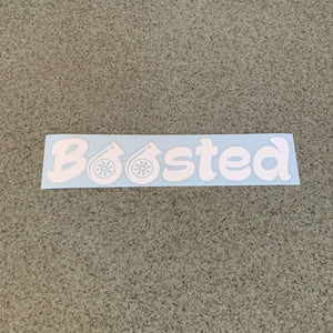 Fast Lane Graphix: Boosted V2 Sticker,White, stickers, decals, vinyl, custom, car, love, automotive, cheap, cool, Graphics, decal, nice