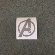 Fast Lane Graphix: Avengers A Sticker,Silver, stickers, decals, vinyl, custom, car, love, automotive, cheap, cool, Graphics, decal, nice