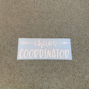 Fast Lane Graphix: Chaos Coordinator Sticker,White, stickers, decals, vinyl, custom, car, love, automotive, cheap, cool, Graphics, decal, nice