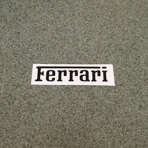 Fast Lane Graphix: Ferrari Sticker,Matte Black, stickers, decals, vinyl, custom, car, love, automotive, cheap, cool, Graphics, decal, nice