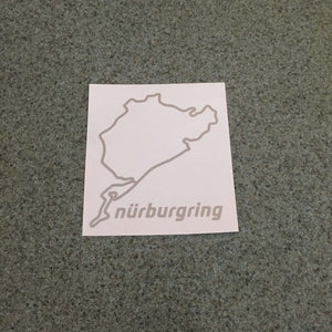Fast Lane Graphix: Nurburgring V1 Sticker,Silver, stickers, decals, vinyl, custom, car, love, automotive, cheap, cool, Graphics, decal, nice