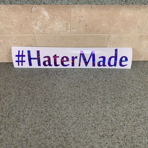 Fast Lane Graphix: #HaterMade Sticker,Purple Sequin, stickers, decals, vinyl, custom, car, love, automotive, cheap, cool, Graphics, decal, nice