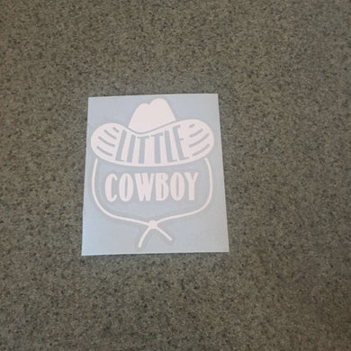 Fast Lane Graphix: Little Cowboy Sticker,White, stickers, decals, vinyl, custom, car, love, automotive, cheap, cool, Graphics, decal, nice