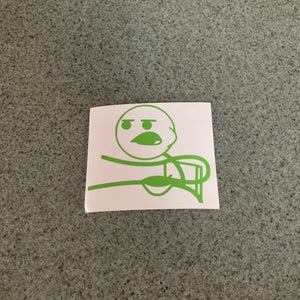 Fast Lane Graphix: Cereal Guy Meme Sticker,Lime Green, stickers, decals, vinyl, custom, car, love, automotive, cheap, cool, Graphics, decal, nice