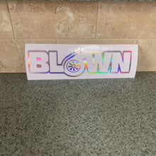 Fast Lane Graphix: Blown Sticker,Holographic Silver Chrome, stickers, decals, vinyl, custom, car, love, automotive, cheap, cool, Graphics, decal, nice