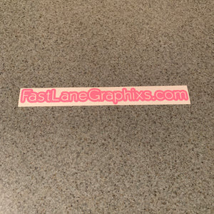 Fast Lane Graphix: FastLaneGraphixs.com Sticker,Soft Pink, stickers, decals, vinyl, custom, car, love, automotive, cheap, cool, Graphics, decal, nice
