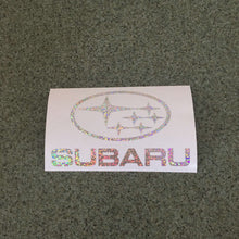 Fast Lane Graphix: Subaru Logo Sticker,Silver Sequin, stickers, decals, vinyl, custom, car, love, automotive, cheap, cool, Graphics, decal, nice