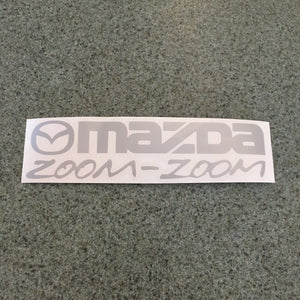 Fast Lane Graphix: Mazda Zoom Zoom Sticker,Silver, stickers, decals, vinyl, custom, car, love, automotive, cheap, cool, Graphics, decal, nice