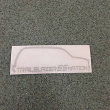 Fast Lane Graphix: Trailblazer SS Nation TBSS Sticker,Etched Silver, stickers, decals, vinyl, custom, car, love, automotive, cheap, cool, Graphics, decal, nice