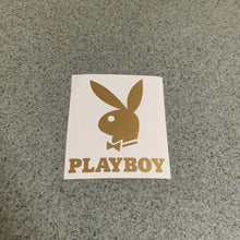 Fast Lane Graphix: Playboy Logo Sticker,Gold Metallic, stickers, decals, vinyl, custom, car, love, automotive, cheap, cool, Graphics, decal, nice