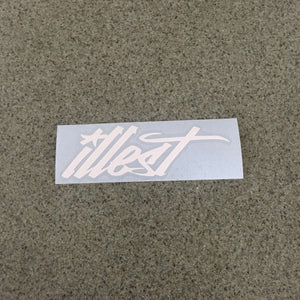 Fast Lane Graphix: Illest V1 Sticker,White, stickers, decals, vinyl, custom, car, love, automotive, cheap, cool, Graphics, decal, nice