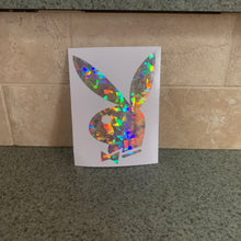 Fast Lane Graphix: Playboy Bunny Sticker,Holographic Silver Flake, stickers, decals, vinyl, custom, car, love, automotive, cheap, cool, Graphics, decal, nice