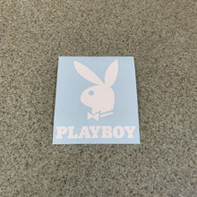 Fast Lane Graphix: Playboy Logo Sticker,White, stickers, decals, vinyl, custom, car, love, automotive, cheap, cool, Graphics, decal, nice