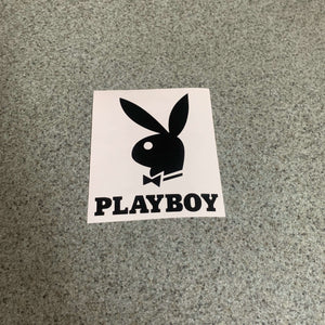 Fast Lane Graphix: Playboy Logo Sticker,Matte Black, stickers, decals, vinyl, custom, car, love, automotive, cheap, cool, Graphics, decal, nice