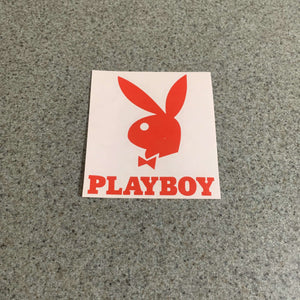 Fast Lane Graphix: Playboy Logo Sticker,Orange, stickers, decals, vinyl, custom, car, love, automotive, cheap, cool, Graphics, decal, nice