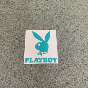Fast Lane Graphix: Playboy Logo Sticker,Turquoise, stickers, decals, vinyl, custom, car, love, automotive, cheap, cool, Graphics, decal, nice