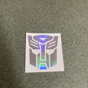Fast Lane Graphix: Transformers Autobot Sticker,Holographic Silver Chrome, stickers, decals, vinyl, custom, car, love, automotive, cheap, cool, Graphics, decal, nice