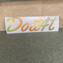 Fast Lane Graphix: DoIt4T V2 Sticker,Holographic Gold Chrome, stickers, decals, vinyl, custom, car, love, automotive, cheap, cool, Graphics, decal, nice