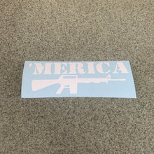 Fast Lane Graphix: 'Merica Gun Sticker,White, stickers, decals, vinyl, custom, car, love, automotive, cheap, cool, Graphics, decal, nice