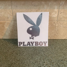 Fast Lane Graphix: Playboy Logo Sticker,Silver Chrome, stickers, decals, vinyl, custom, car, love, automotive, cheap, cool, Graphics, decal, nice
