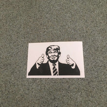 Fast Lane Graphix: Donald Trump Thumbs Up Meme Sticker,Black, stickers, decals, vinyl, custom, car, love, automotive, cheap, cool, Graphics, decal, nice