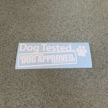 Fast Lane Graphix: Dog Tested Dog Approved Sticker,White, stickers, decals, vinyl, custom, car, love, automotive, cheap, cool, Graphics, decal, nice
