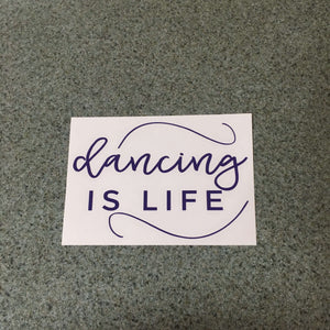 Fast Lane Graphix: Dancing Is Life V2 Sticker,Purple, stickers, decals, vinyl, custom, car, love, automotive, cheap, cool, Graphics, decal, nice