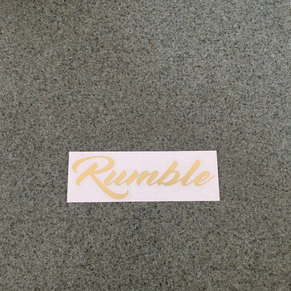Rumble Sticker