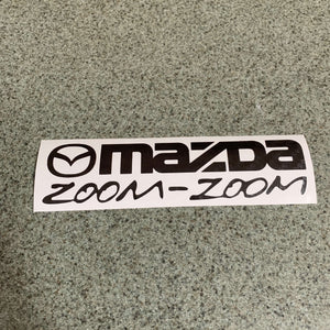 Fast Lane Graphix: Mazda Zoom Zoom Sticker,Black, stickers, decals, vinyl, custom, car, love, automotive, cheap, cool, Graphics, decal, nice