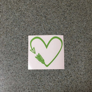 Fast Lane Graphix: Arrow Heart Sticker,Lime Green, stickers, decals, vinyl, custom, car, love, automotive, cheap, cool, Graphics, decal, nice